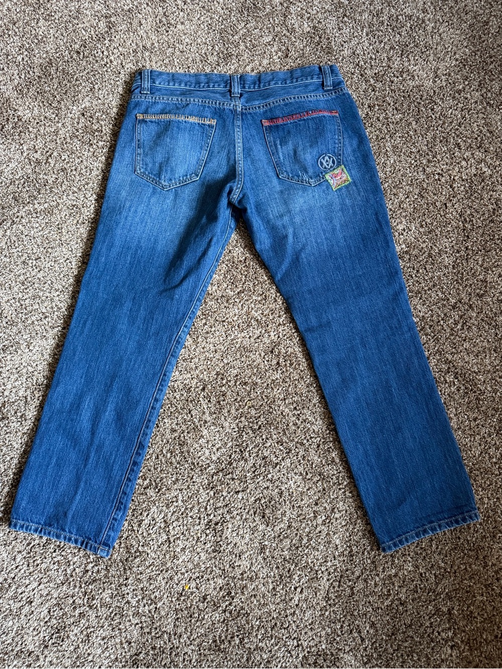 CAbi women’s Jeans with Colorful Patchwork size 6 - Picture 2 of 7